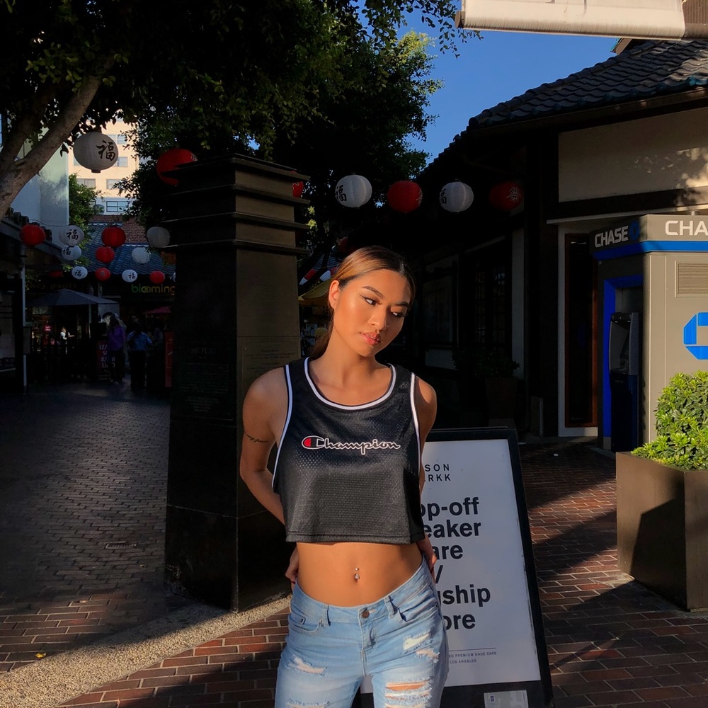 Champion Crop Top Jersey